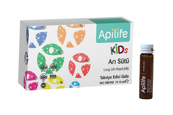 Çocuklar için geliştirilmiş formül arı sütü ampül