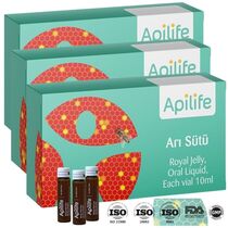 Apilife Doğal Arı Sütü Ampul - 3 Lü Kutu Kampanyası