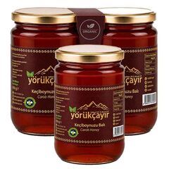 Yörükçayır Organik Keçiboynuzu Balı 3 lü Kampanya