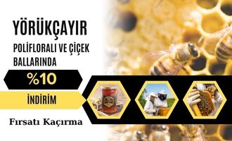 Yörükçayır Organik Ballarında %10 İndirim