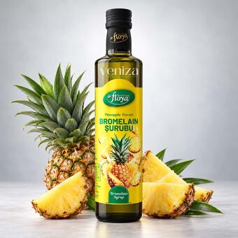 Ananas Aromalı Dr. Floya Bromelain Şurubu