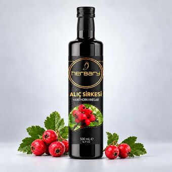 Herbary Alıç Sirkesi – Doğal Fermente Meyve Sirkesi
