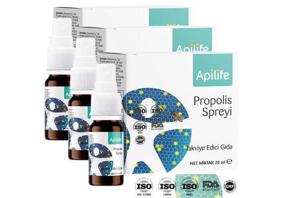 Apilife Propolisli Agiz Spreyi 3 lü Kampanya