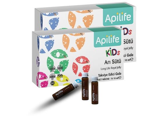 Çocuklar İçin Arı Sütü Ampul 2 li Paket - Apilife