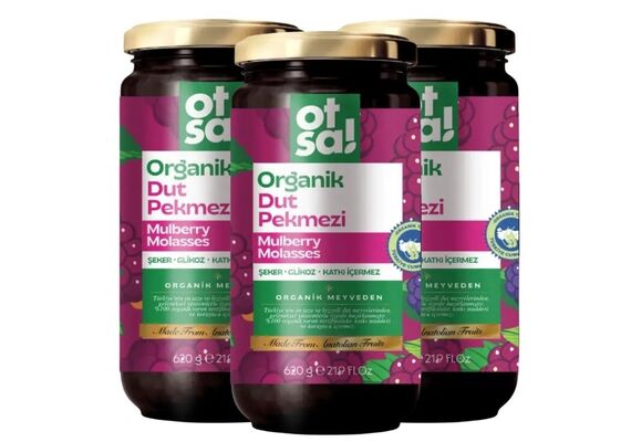 Otsa Organik Dut Pekmezi 3 Lü Kampanya