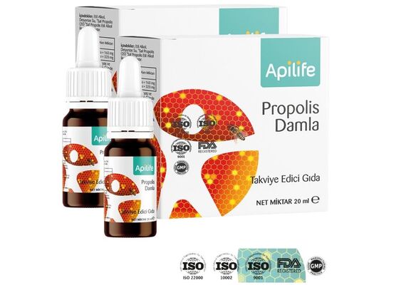 Apilife Alkol Bazli Propolis Damla 2 Li Kampanya