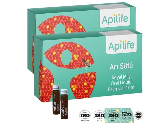 Apilife Doğal Arı Sütü Ampul - 2 li Kutu Kampanyası