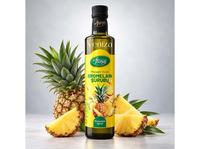 Ananas Aromalı Dr. Floya Bromelain Şurubu