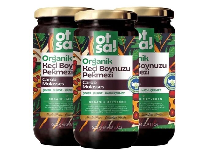 Otsa Organik Keçiboynuzu Pekmezi 3 lü Kampanya