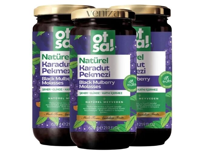 Otsa Naturel Karadut Pekmezi 3 Lü Kampanya