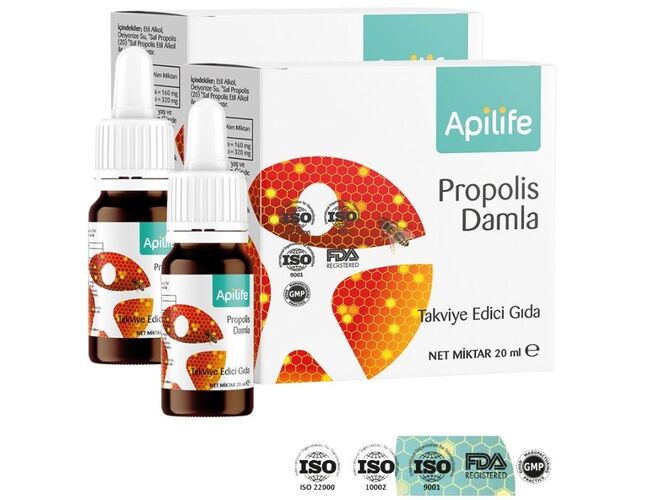 Apilife Alkol Bazli Propolis Damla 2 Li Kampanya