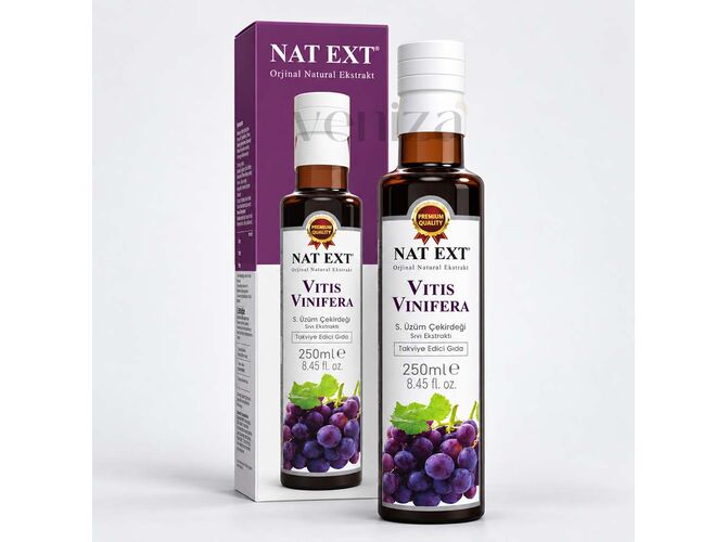 Nat Ext Vitis Vinifera Üzüm Çekirdeği Sıvı Ekstraktı 250 ml